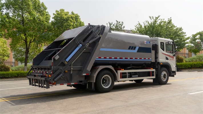 东风华神混动14方压缩垃圾车