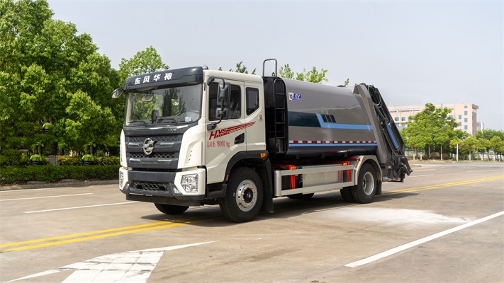 东风华神混动14方压缩垃圾车